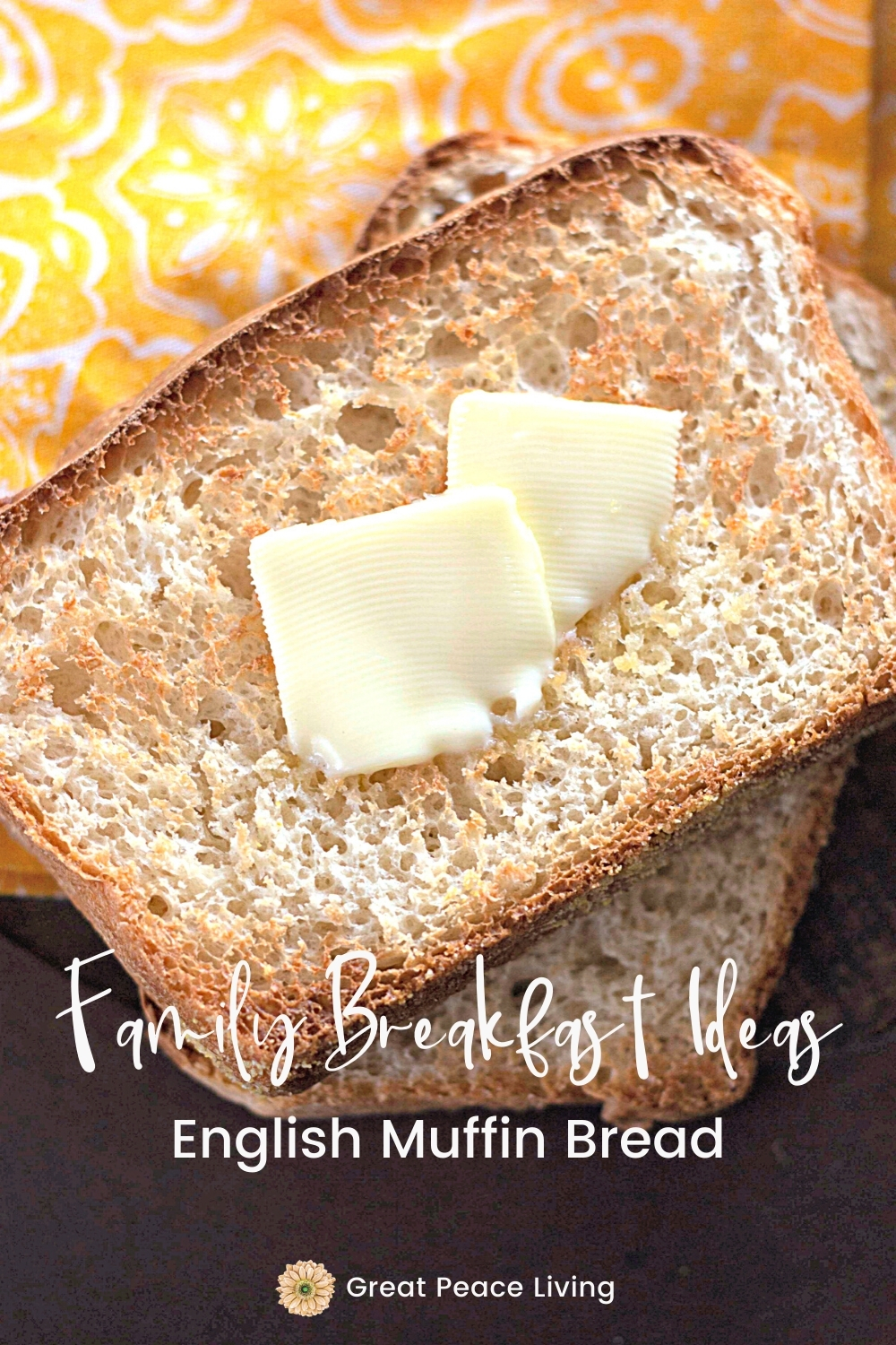 Easy English Muffin Toasting Bread