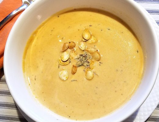 Warm Ginger Pumpkin Soup