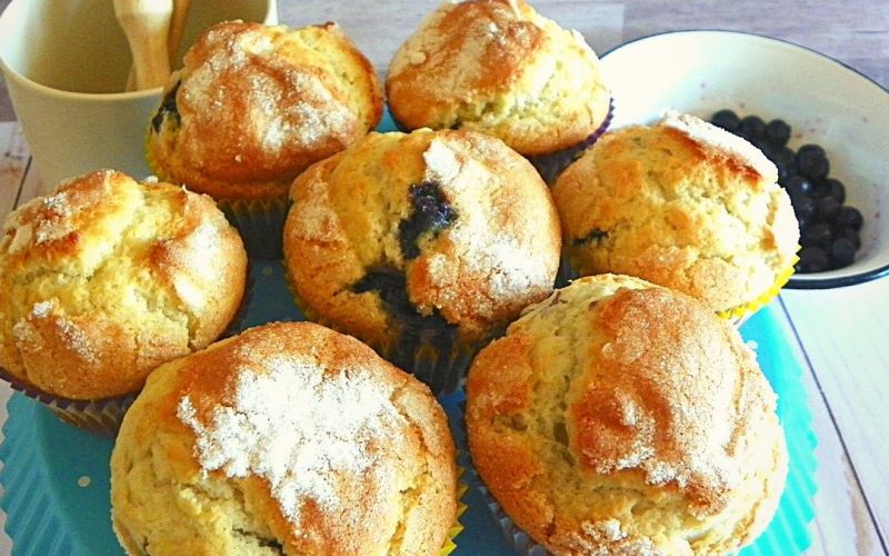 Blueberry Muffins | GreatPeaceLiving.com