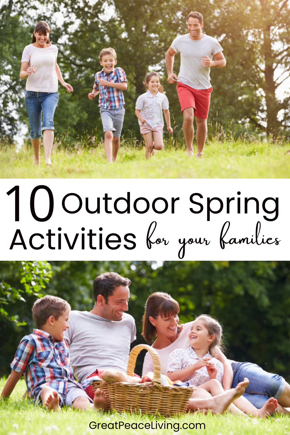 Outdoor Spring activities for your family | GreatPeaceLiving.com #family #activities