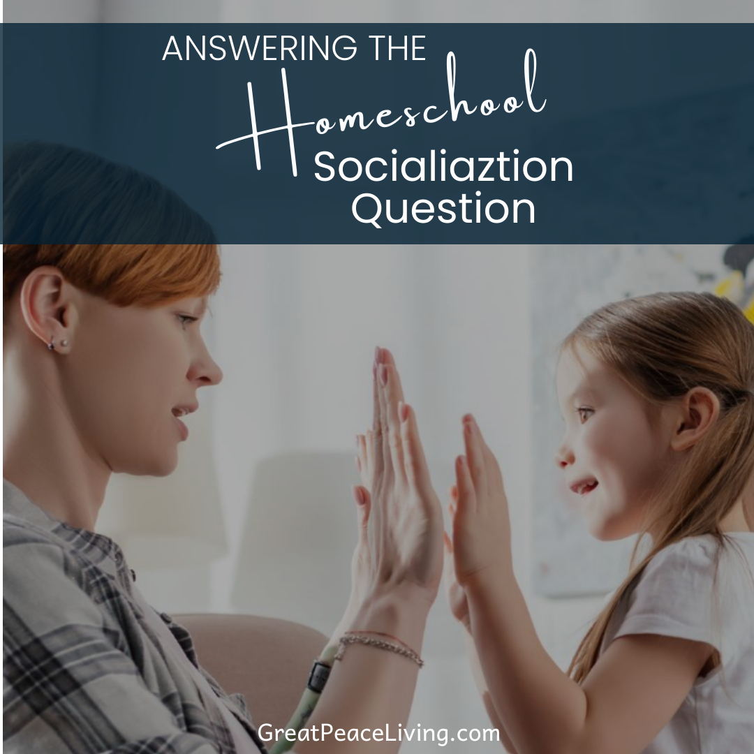 Answering the Homeschool Socialization Question | GreatPeaceLiving.com